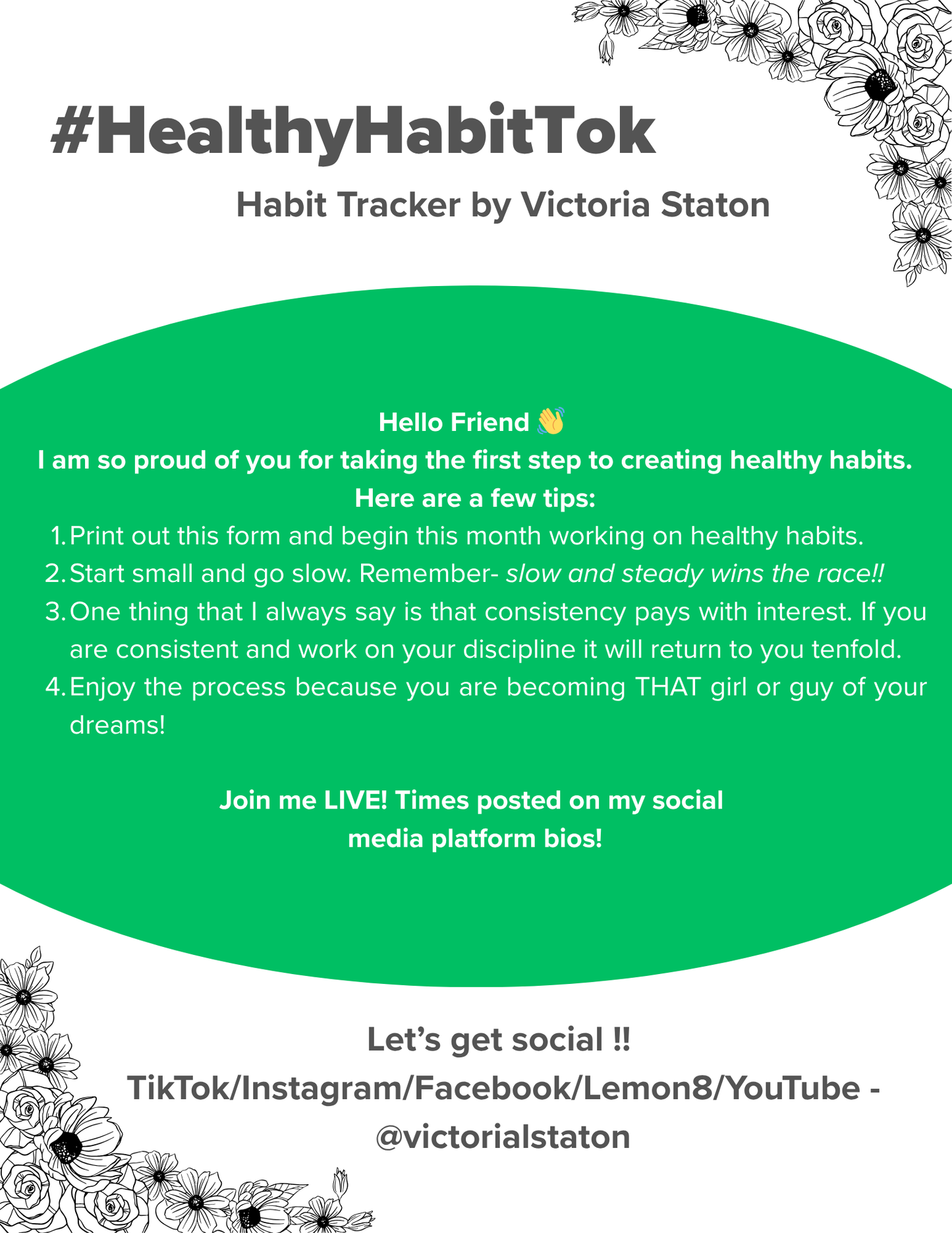 HealthyHabitTok Tracker