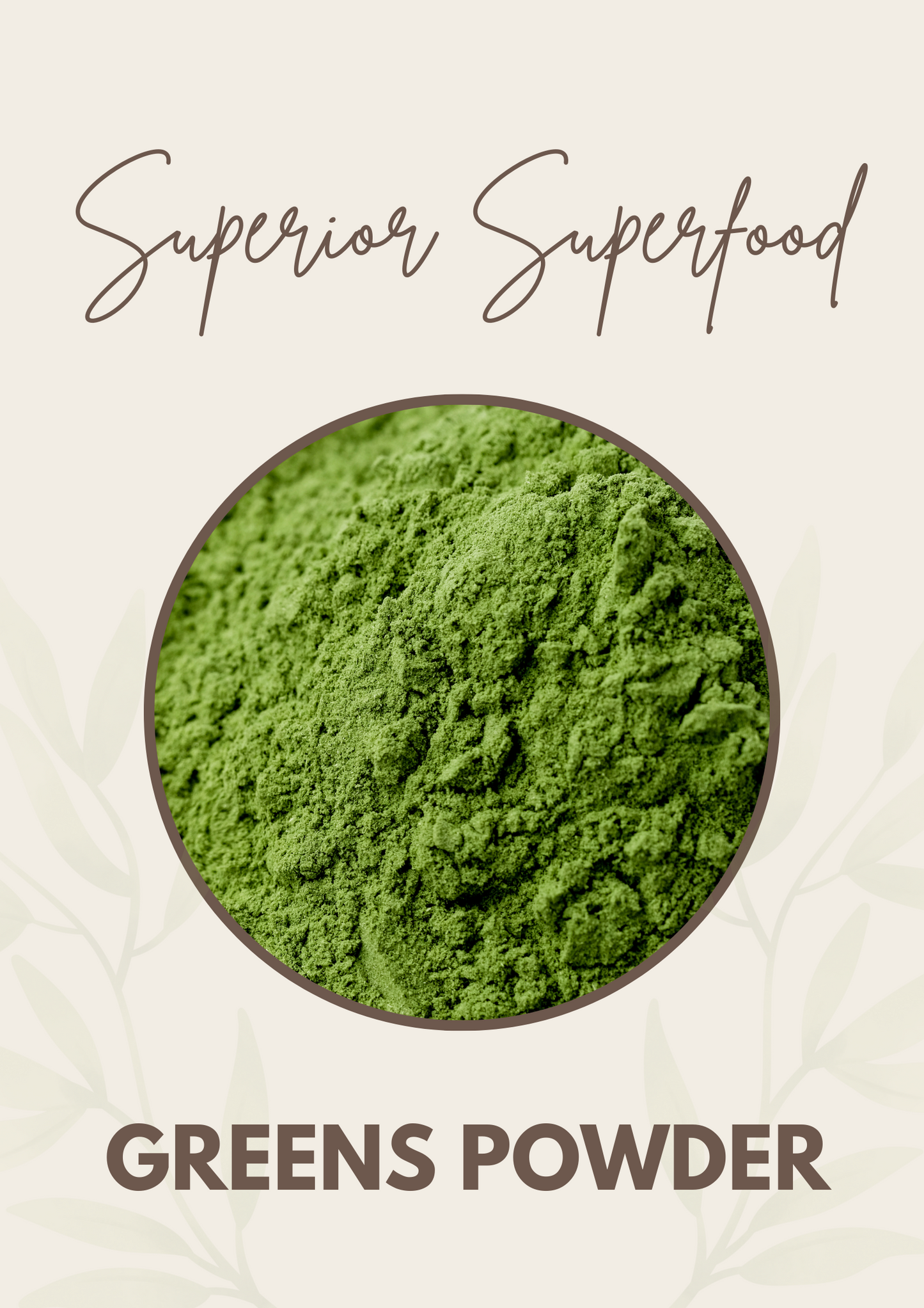 Superior Superfoods Green Powder