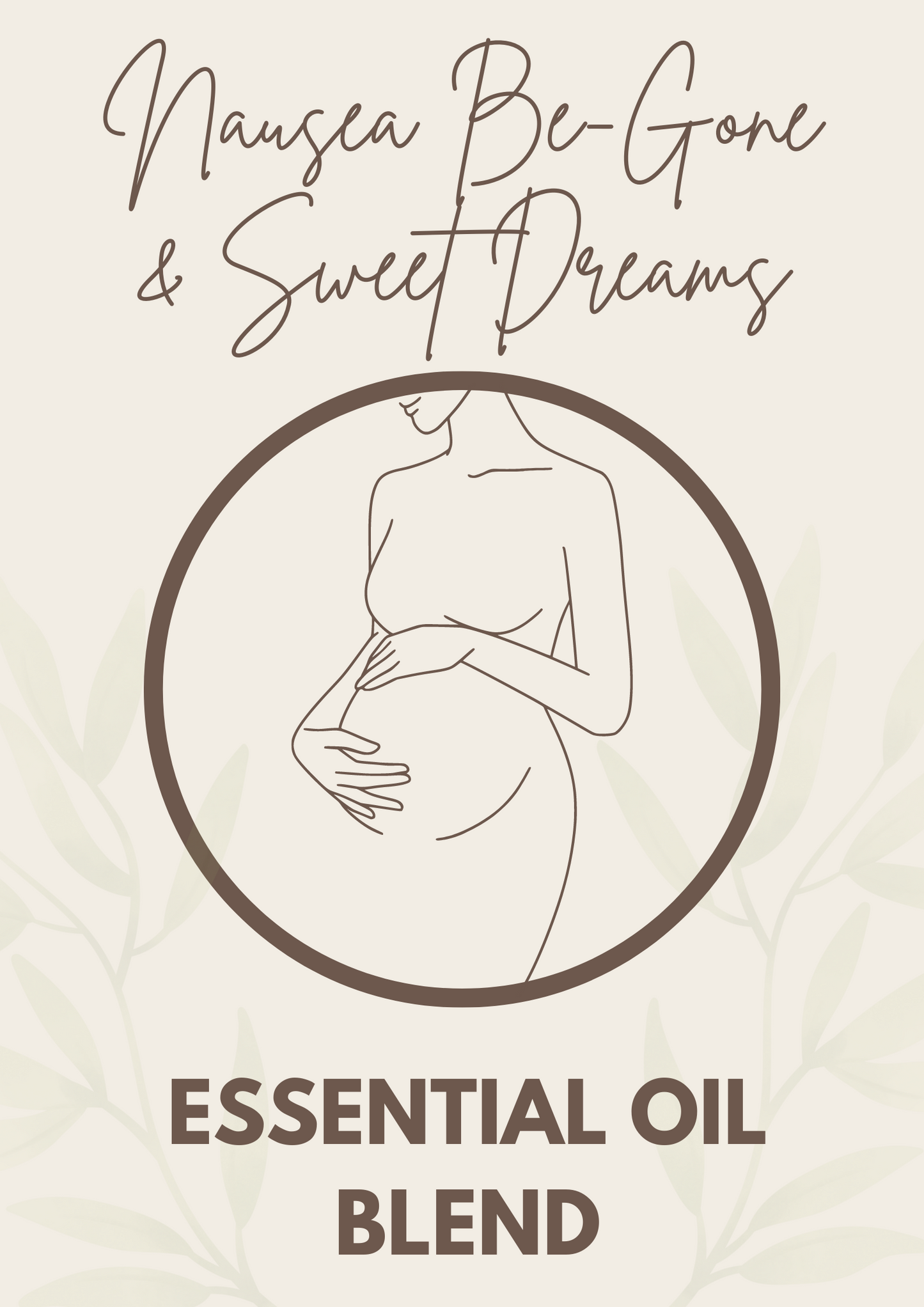 Nausea Be-Gone & Sweet Dreams Essential Oil Blend