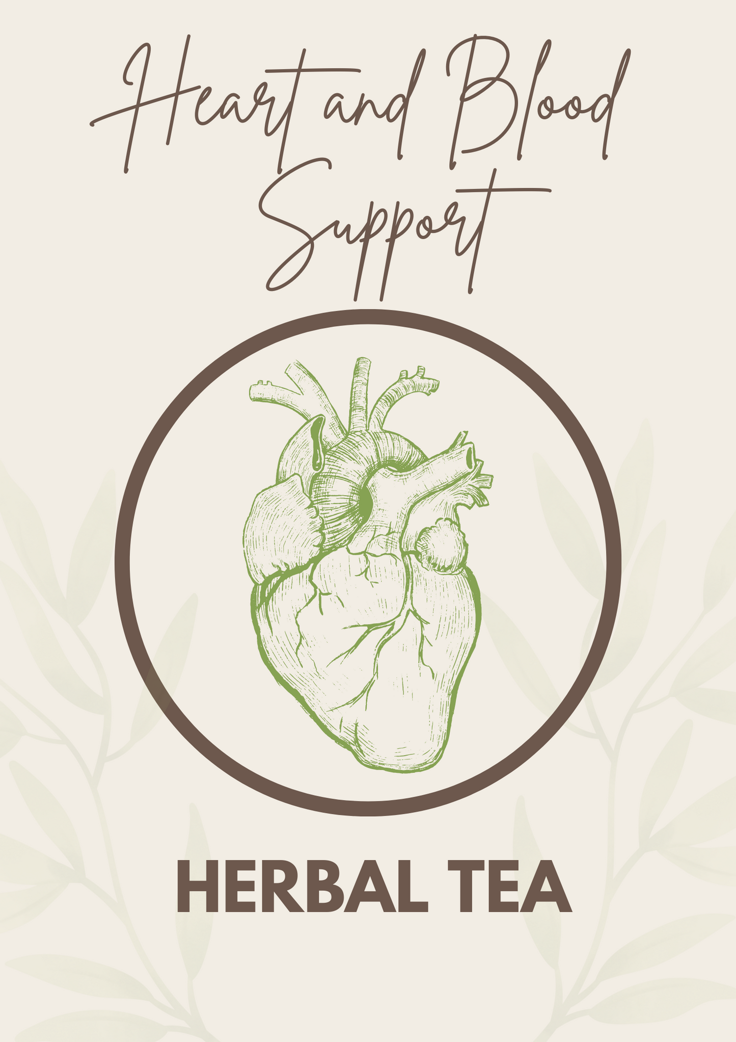 Té de apoyo para la limpieza del corazón y la sangre
