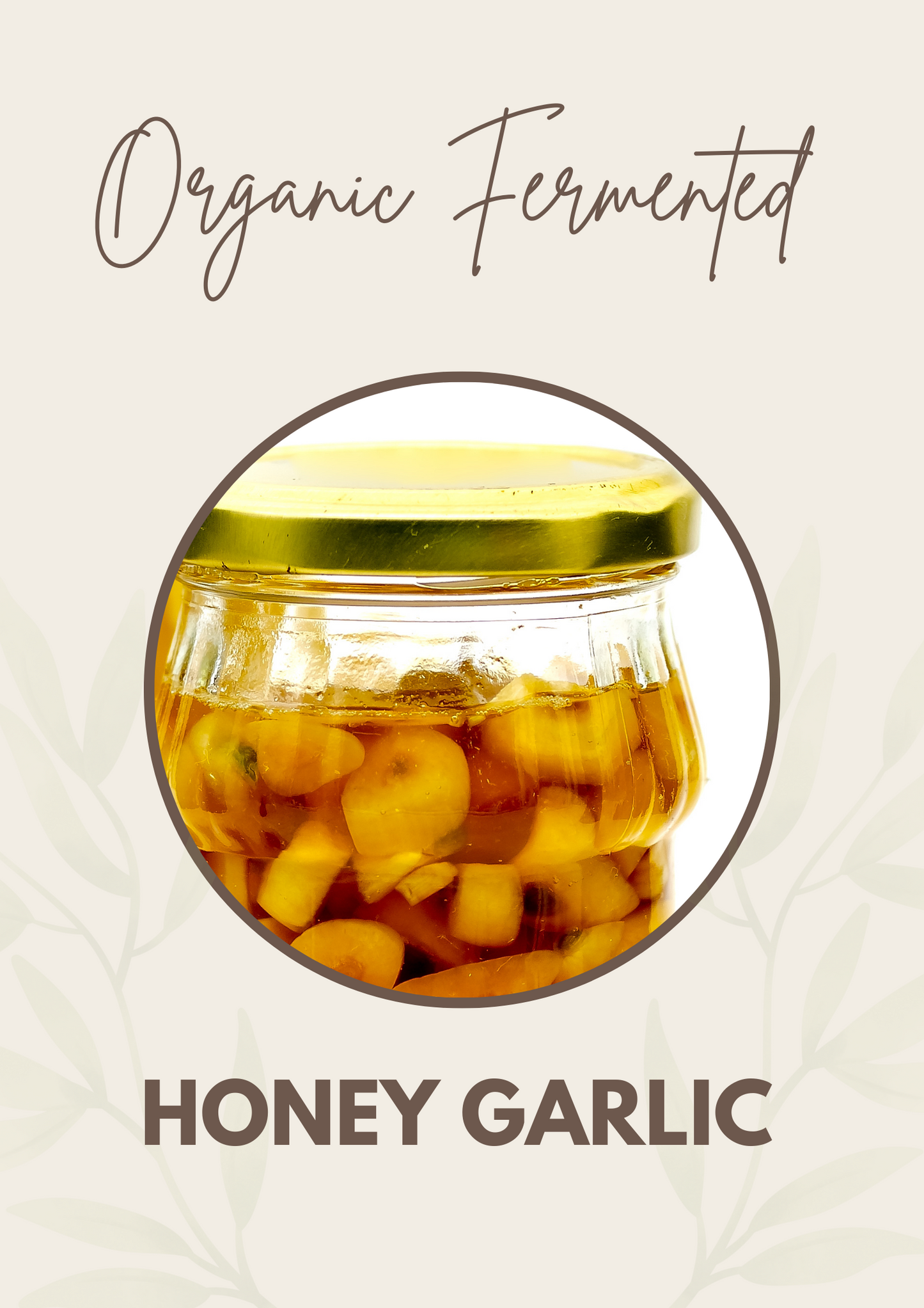 Ajo Miel Fermentado Orgánico